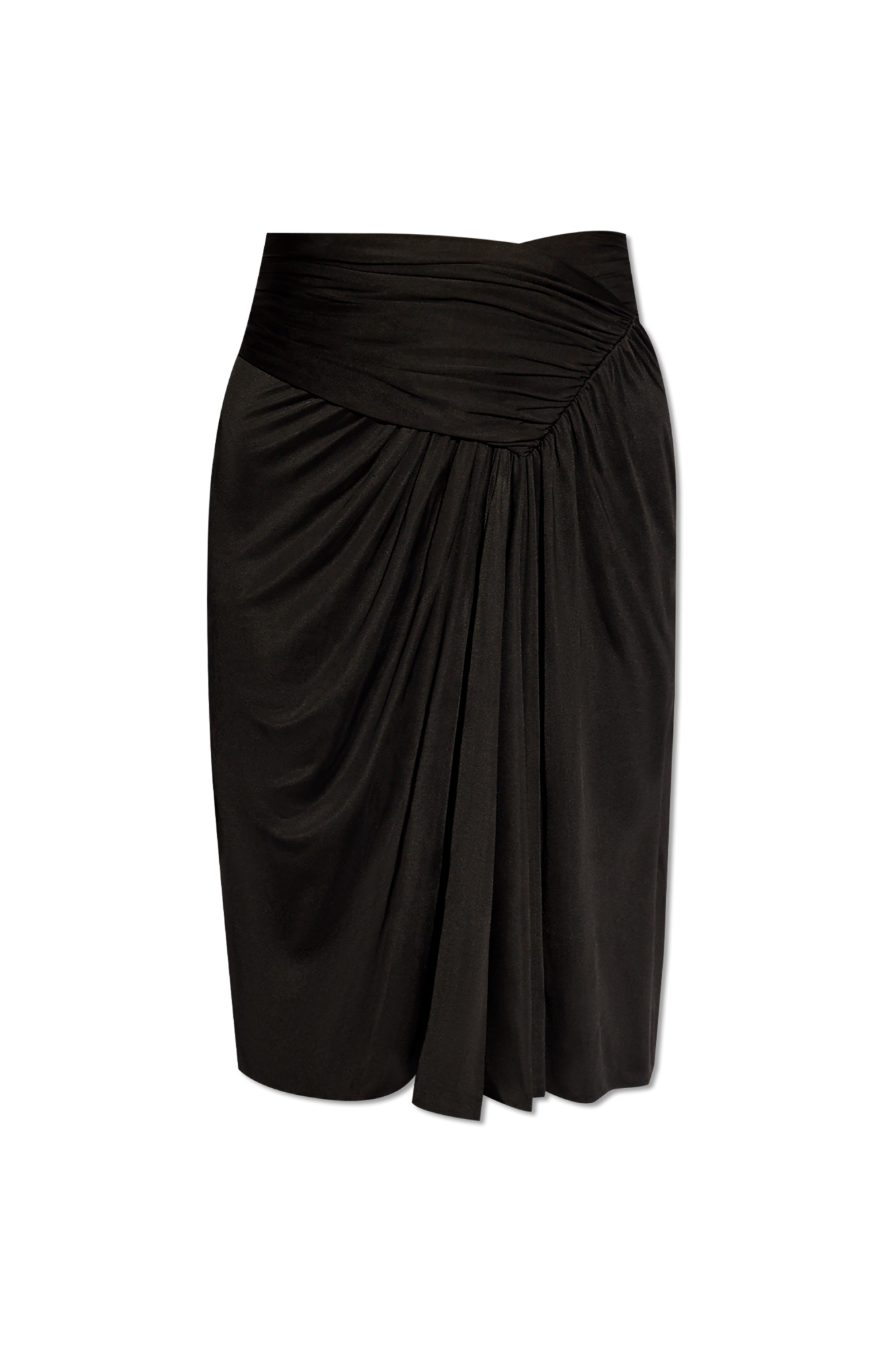 スカート Saint Laurent SS24 PENCIL SKIRT. (776439 Y7F981000) Black Pencil skirt with pleats Saint Laurent - Vitkac AS